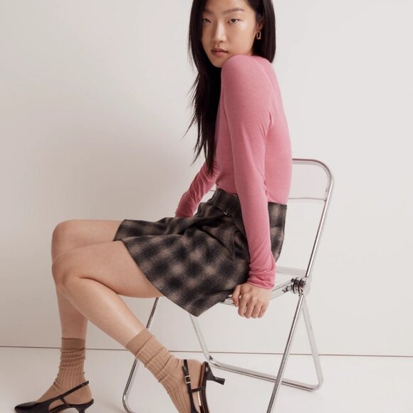 Madewell The Debbie Pump Black Leather Slingback Heels Size 10, 11 NEW NO289 - Picture 2 of 11